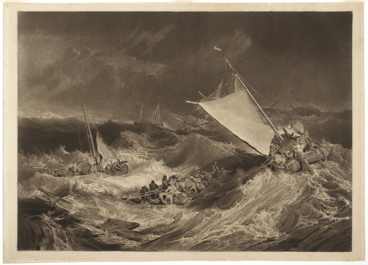 bir gemi enkazı by Charles Turner