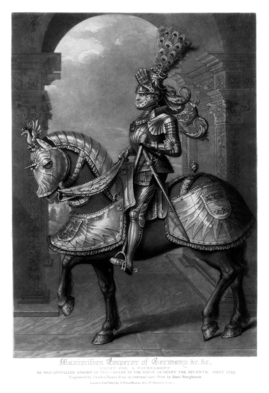 Maximilian I, Kutsal Roma İmparatoru, 1816. by Charles Turner