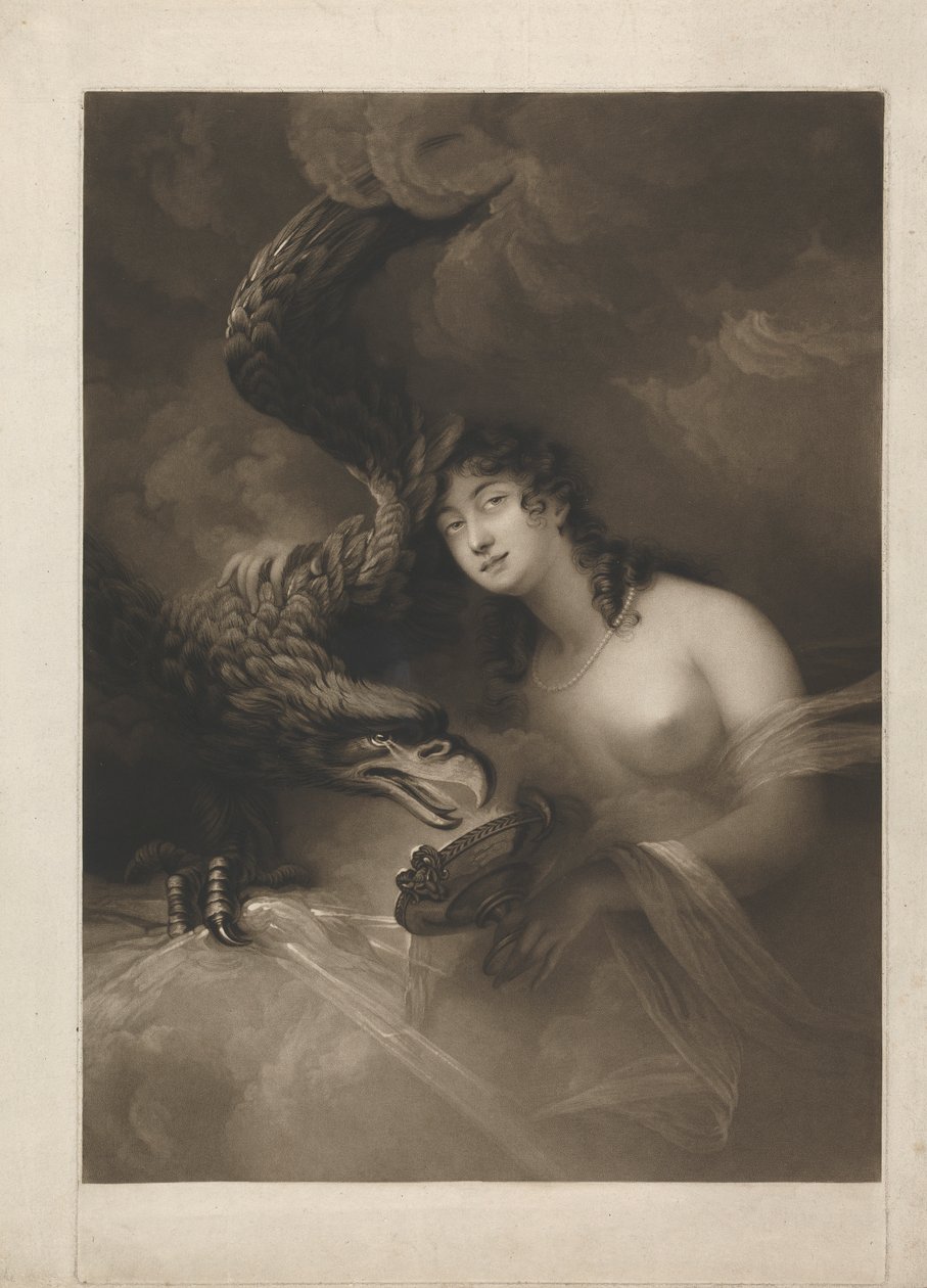 Bayan O'Neill Hebe olarak by Charles Turner