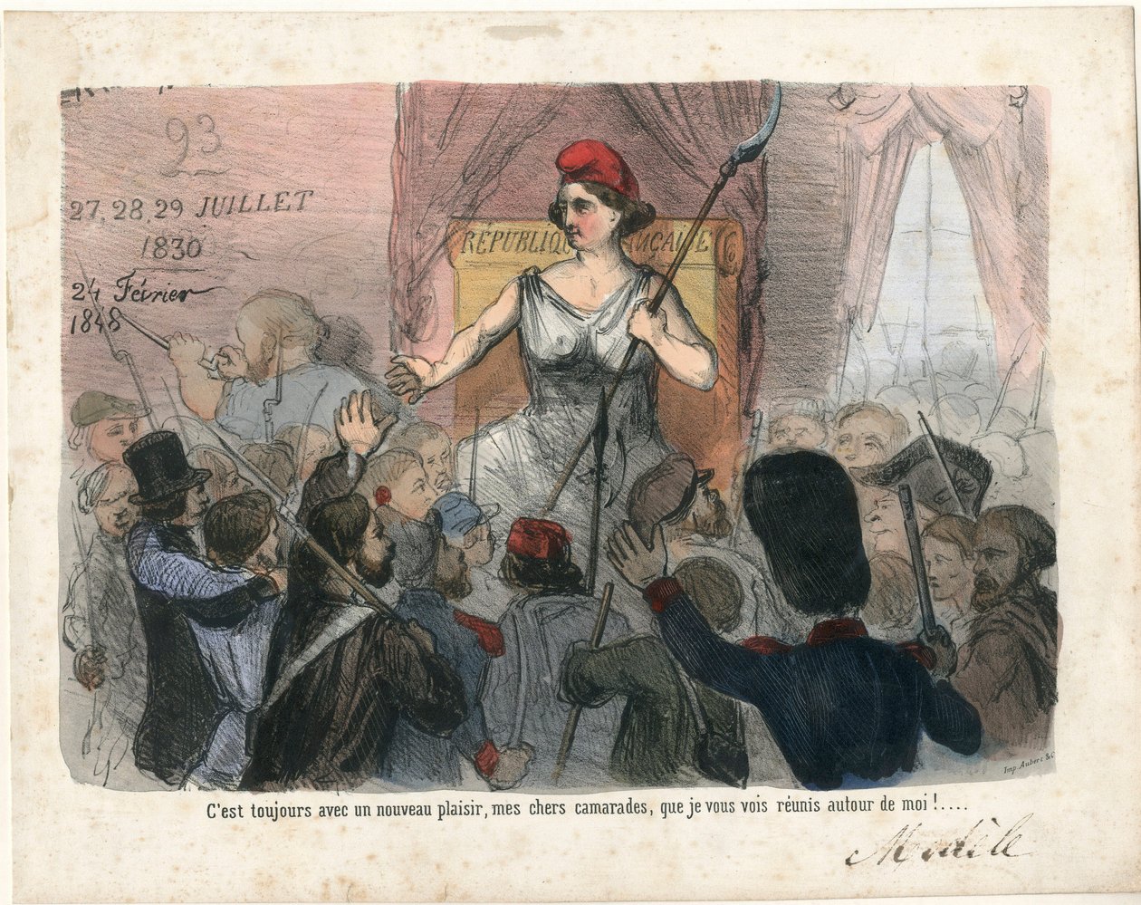 Le Charivari, Siyah Beyaz Hiciv by Charles Vernier