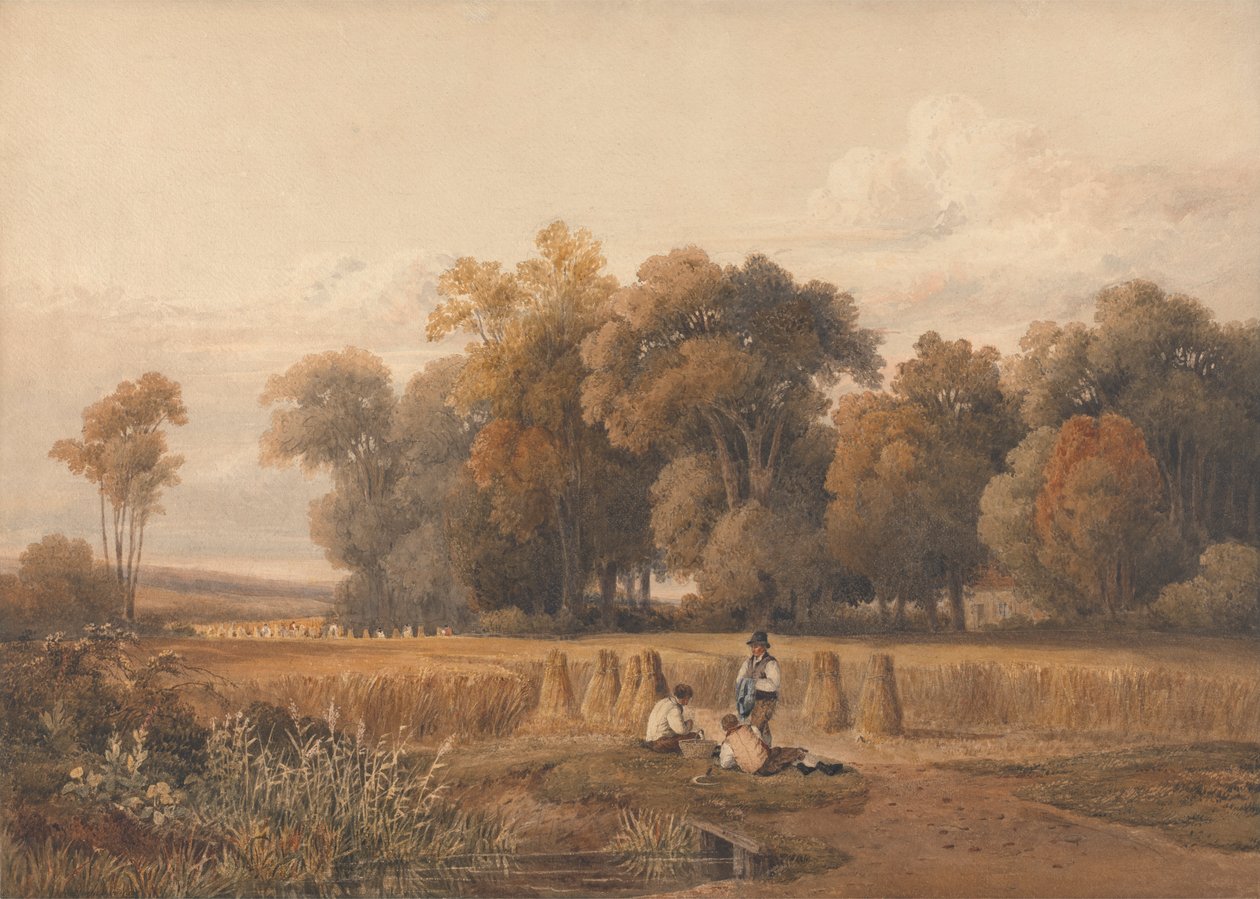 Hasat - Öğlen Dinlenme by Charles Vincent Barber