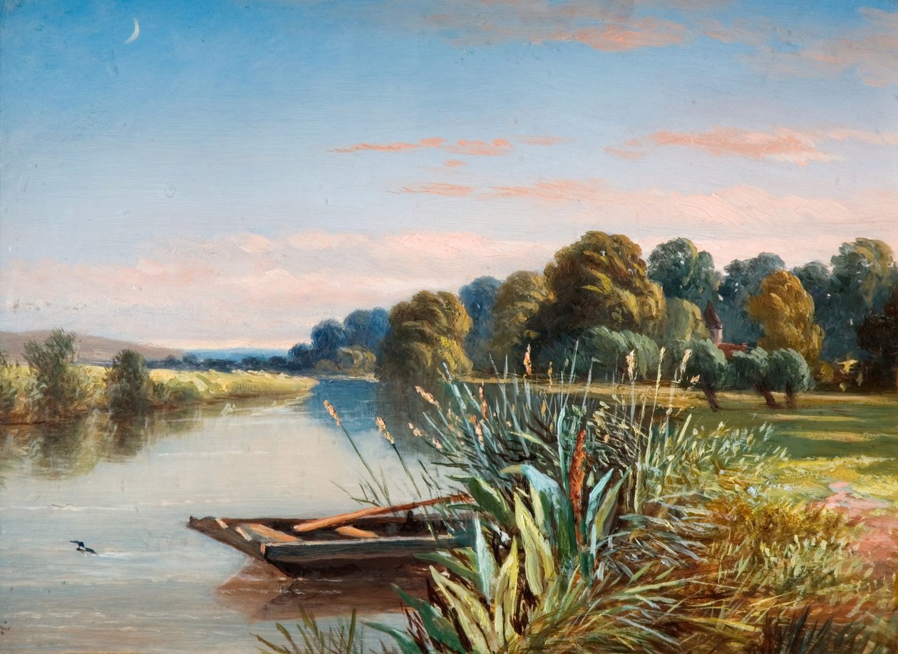 Nehir Manzarası, 1880. by Charles Walter Radclyffe