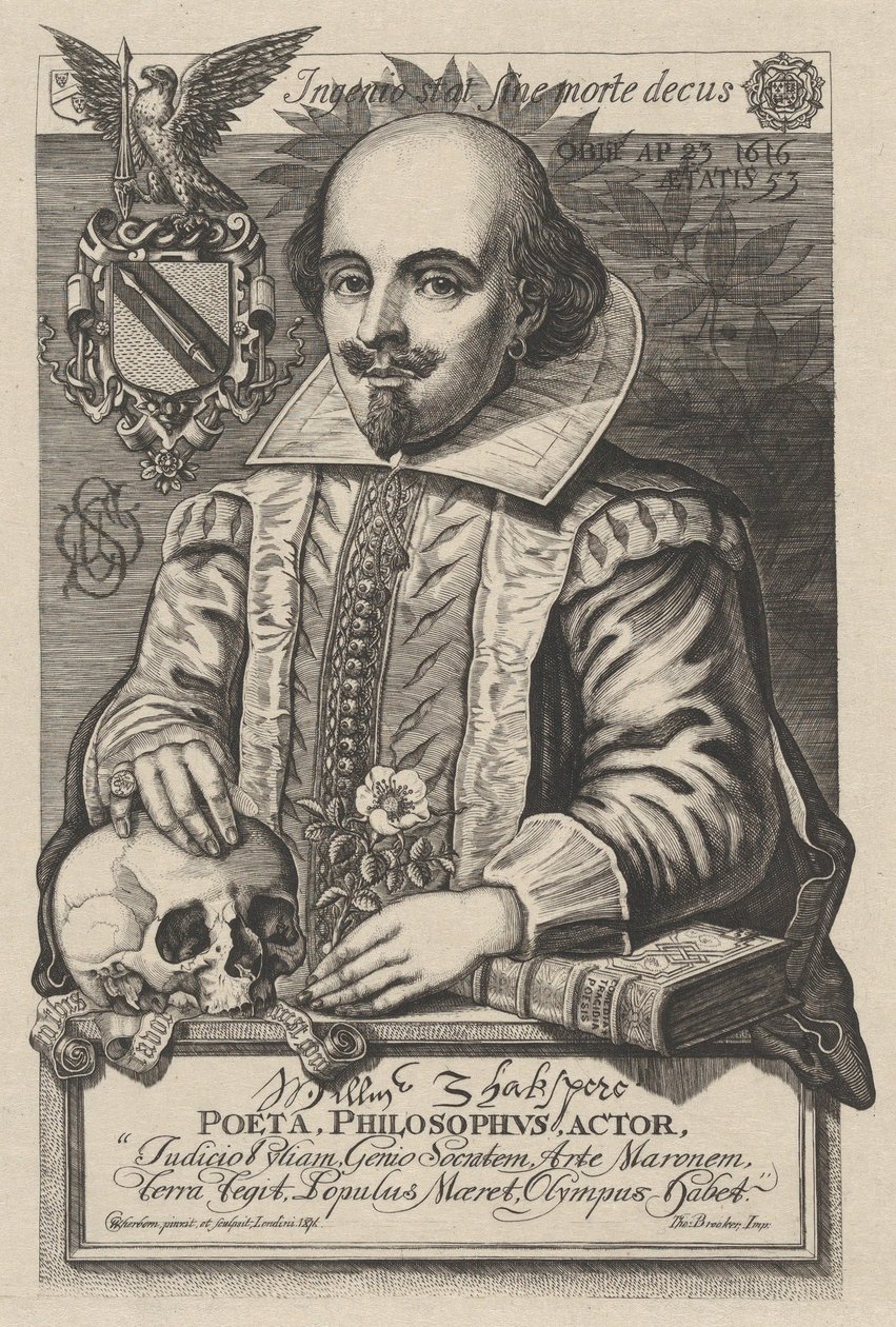 William Shakespeare, 1876. by Charles William Sherborn