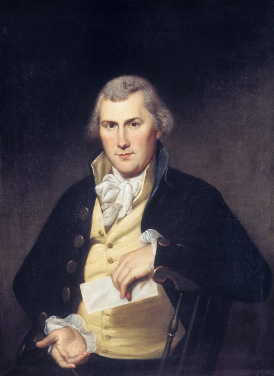Elie Williams, 1789. by Charles Willson Peale