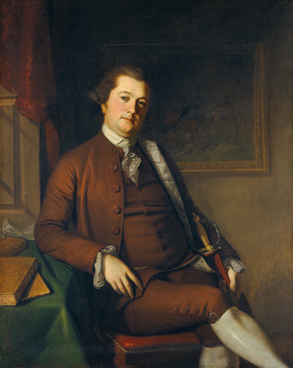 John Philip de Haas, 1772. by Charles Willson Peale