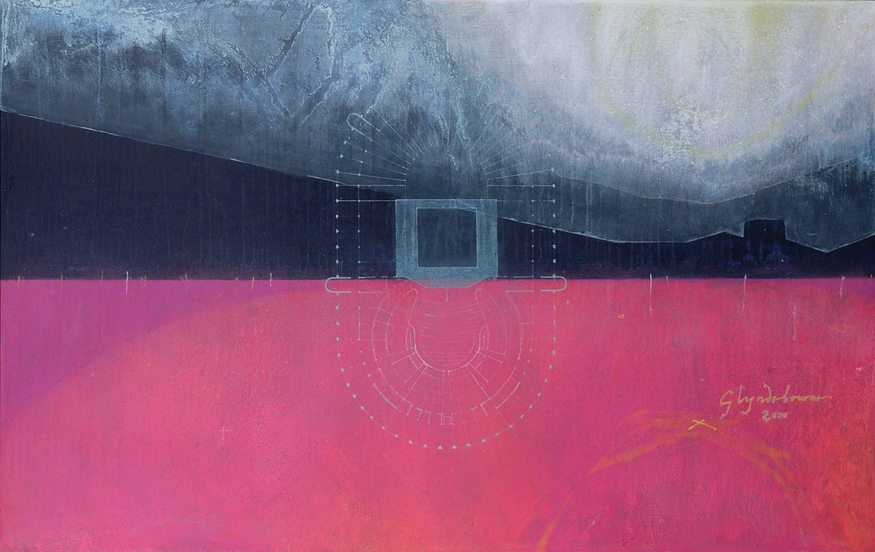 Glyndebourne, 2000 (keten üzerine yağ) by Charlie Millar
