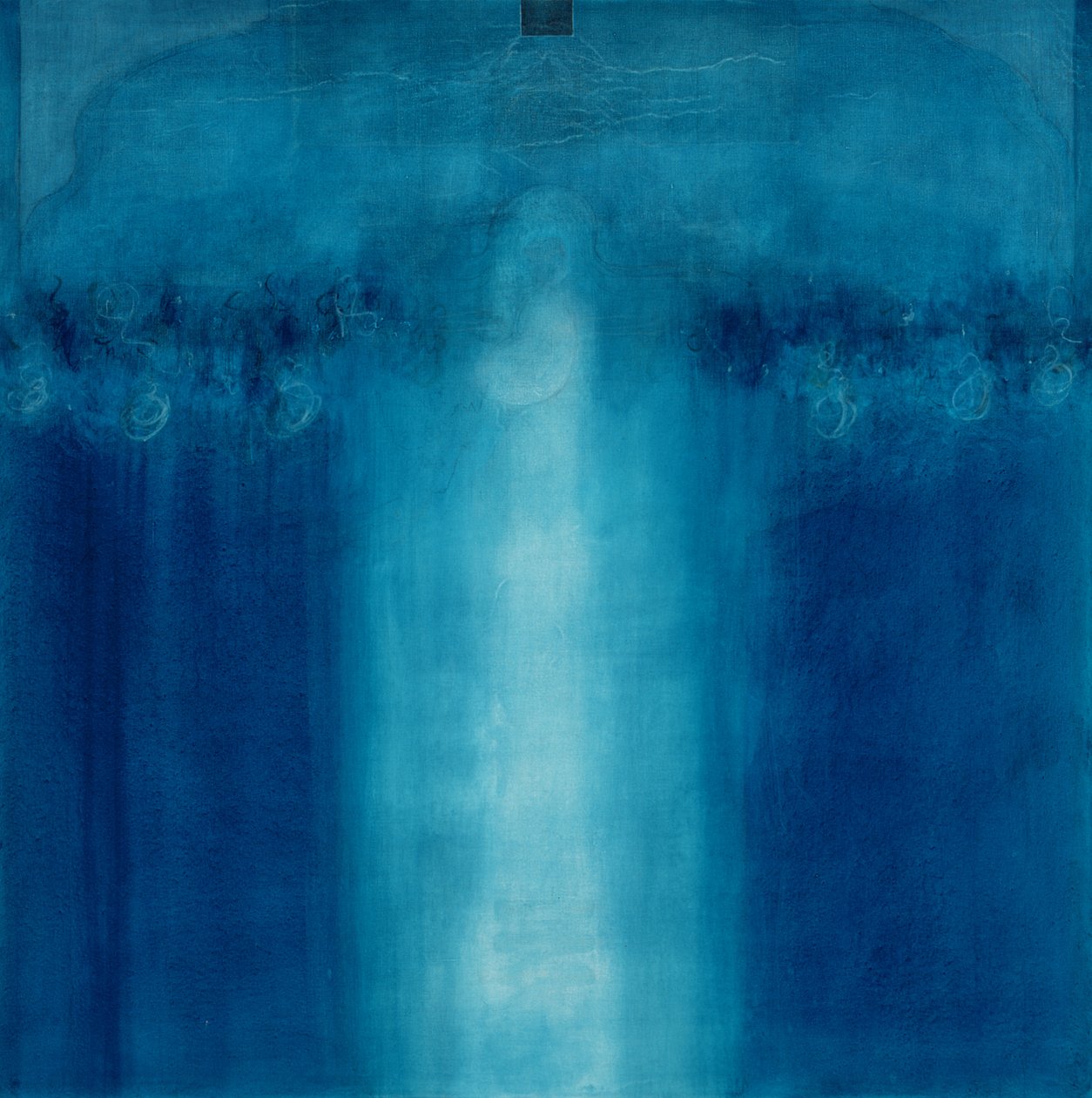 İsimsiz mavi boyama, 1995 by Charlie Millar