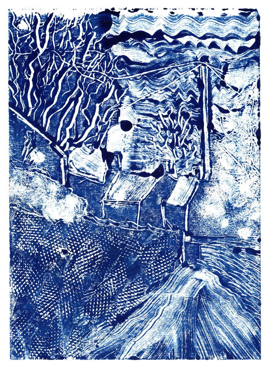 Erken Sabah Yürüyüşü, 2019 (tek baskı) by Charlotte Orr