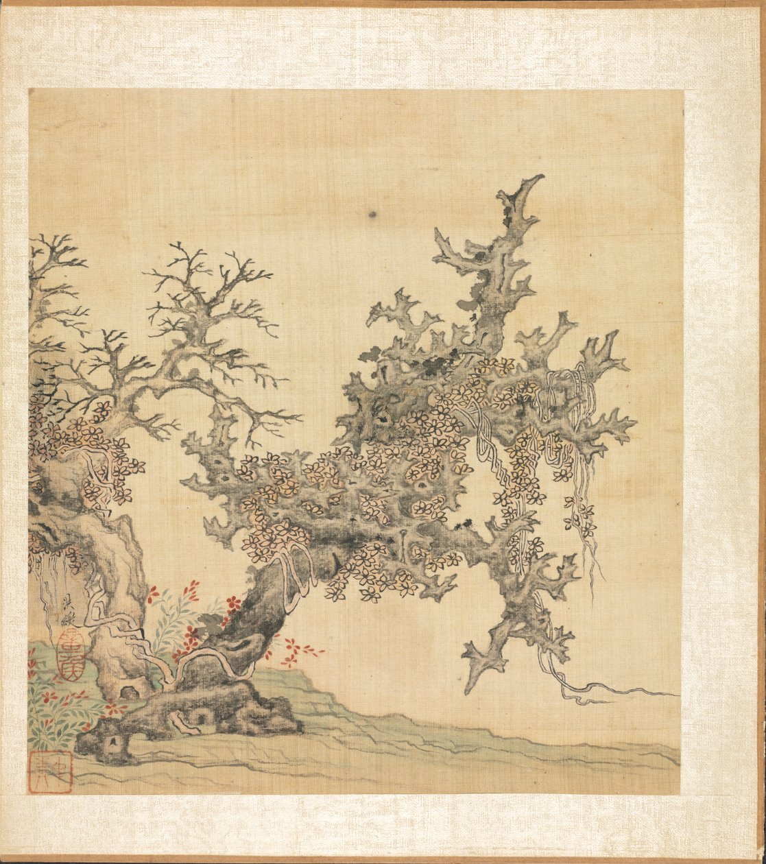 Kadim Ustalardan Sonra Resimler: Kadim Bir Ağaç by Chen Hongshou
