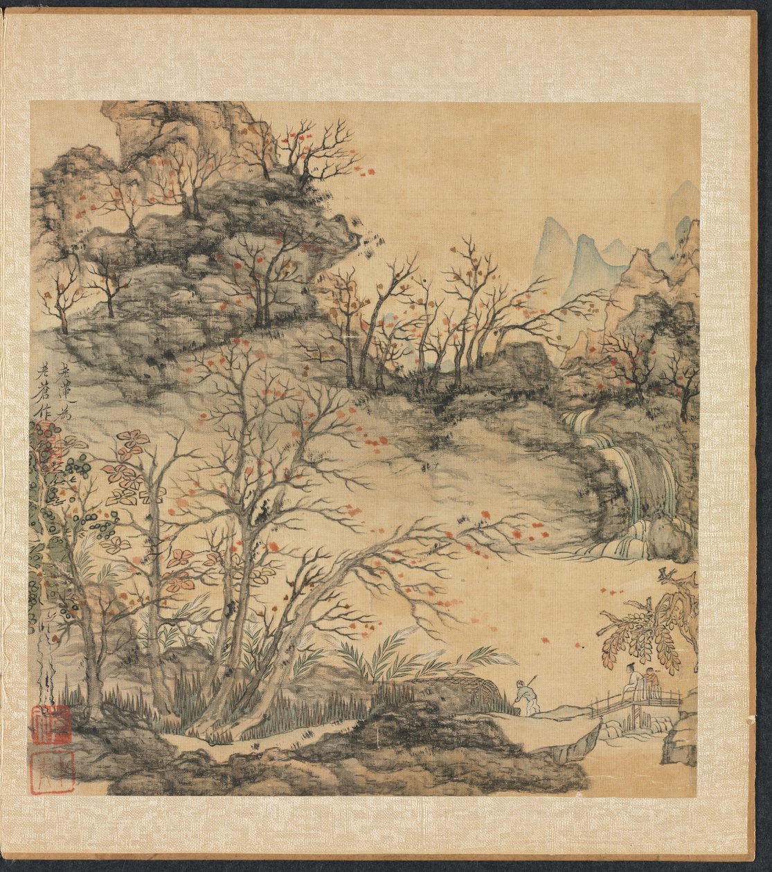 Eski Ustalardan Sonra Resimler: Sonbahar Manzarası, 1598-1652. by Chen Hongshou
