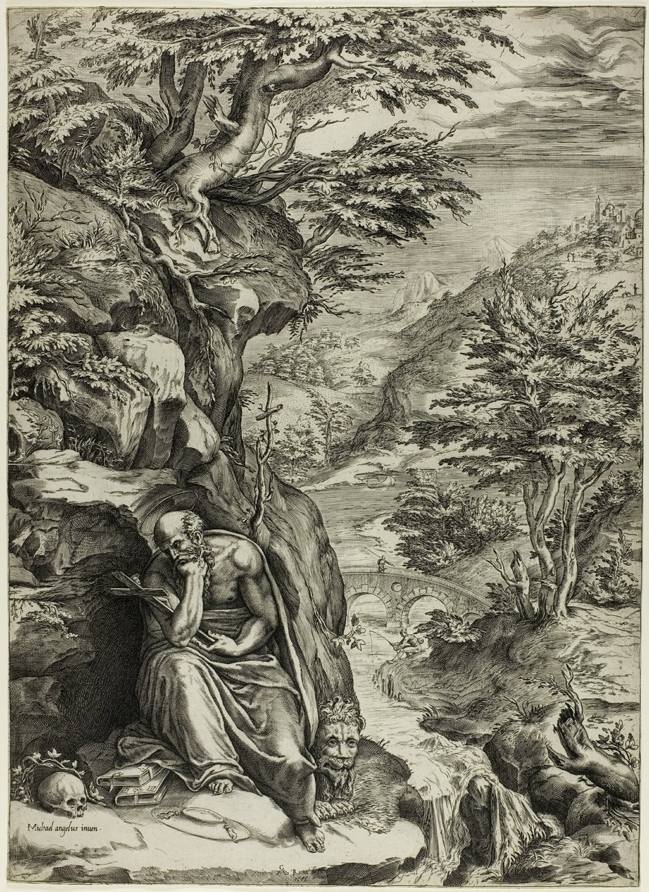 Çölde Aziz Jerome by Cherubino Alberti