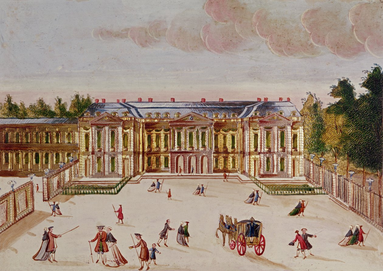 Chateau de Choisy, avlu tarafı by Chevalier