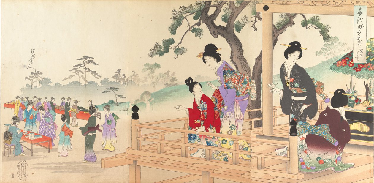 Chiyoda Castle Kadınlar Albümü, 1895., 1895. by Chikanobu Yoshu