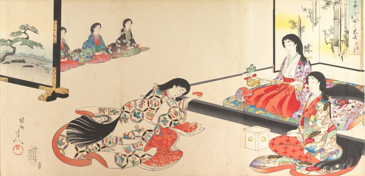 Chiyoda Castle Kadınlar Albümü, 1895., 1895. by Chikanobu Yoshu