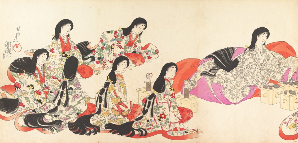 Chiyoda Castle Kadınlar Albümü, 1895., 1895. by Chikanobu Yoshu