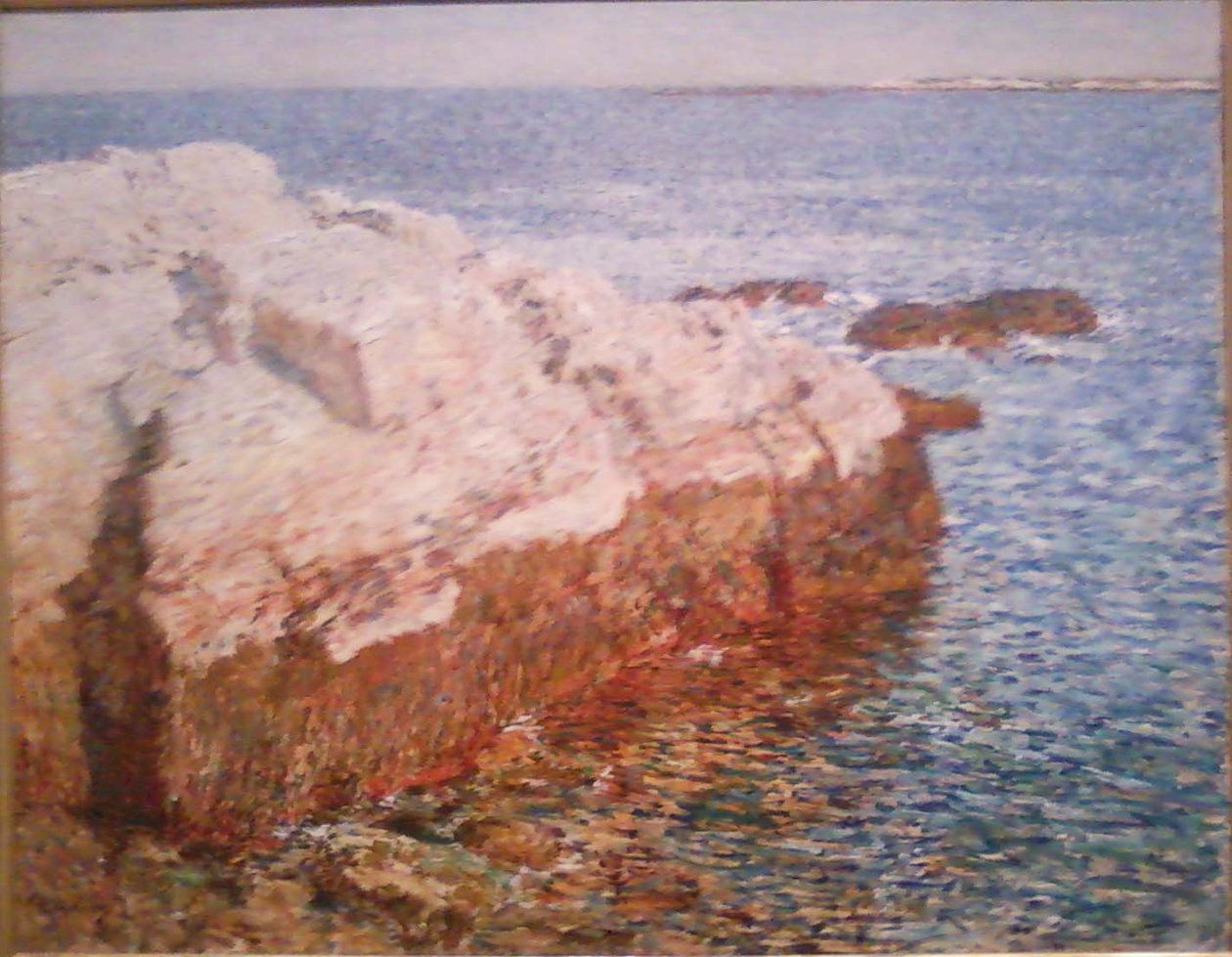 Cliff Rock - Appledore by Childe Hassam