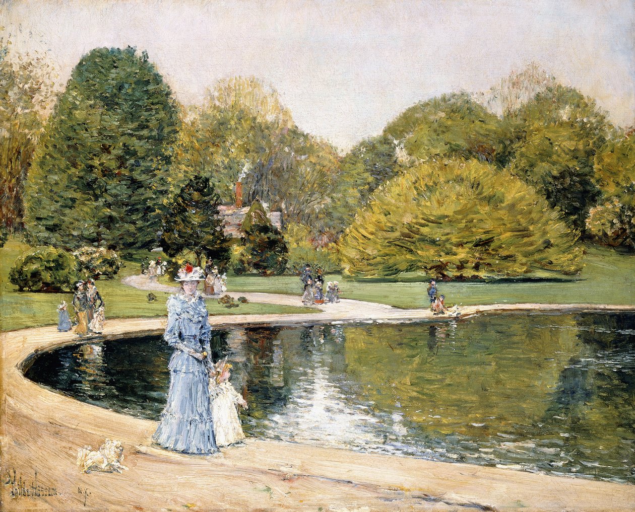 Merkezi Park by Childe Frederick Hassam