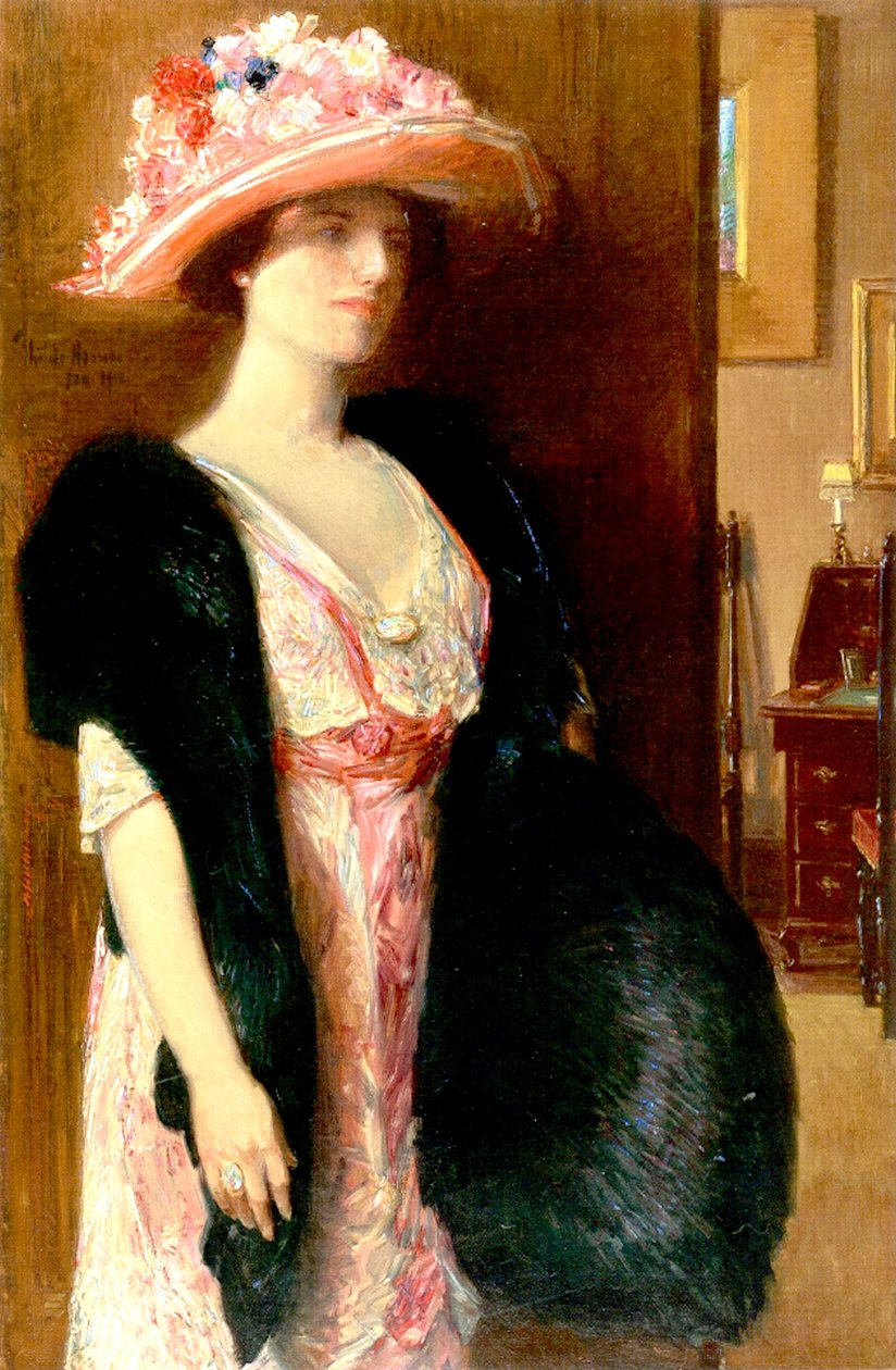 Ateş Opalleri (tuval üzerine yağlı boya) by Childe Frederick Hassam