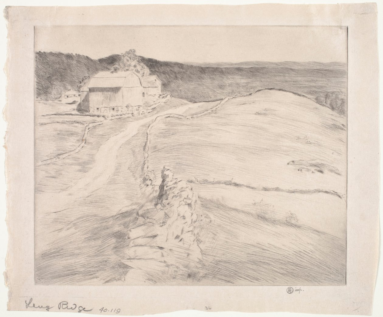Uzun Sırt by Childe Frederick Hassam