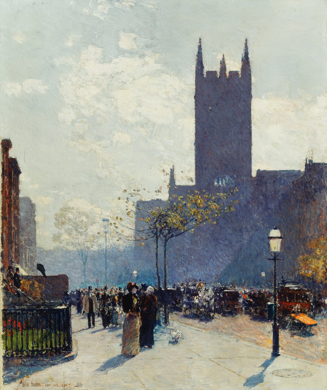 Alt Beşinci Cadde by Childe Frederick Hassam