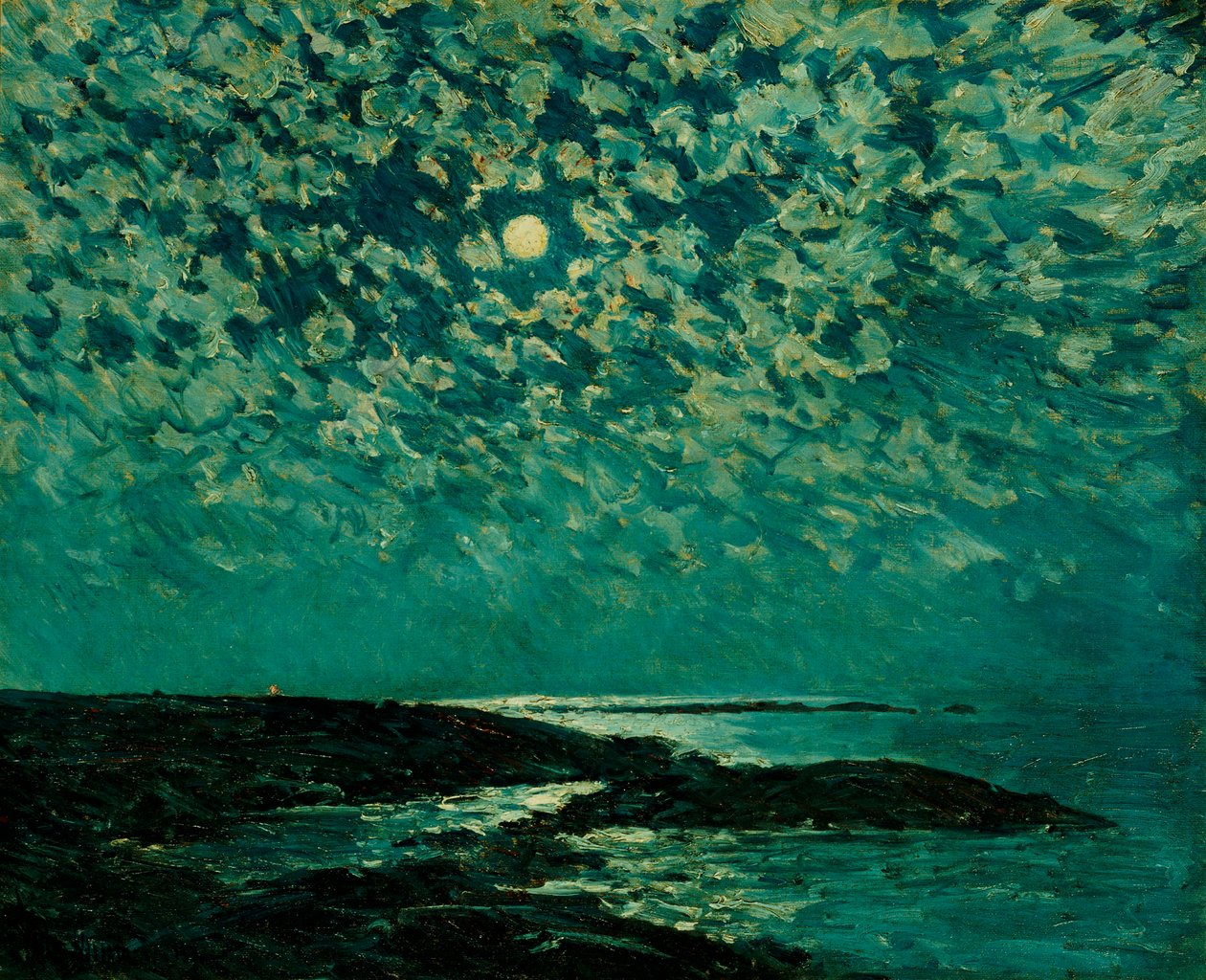 Ay Işığı, Shoals Adası by Childe Frederick Hassam