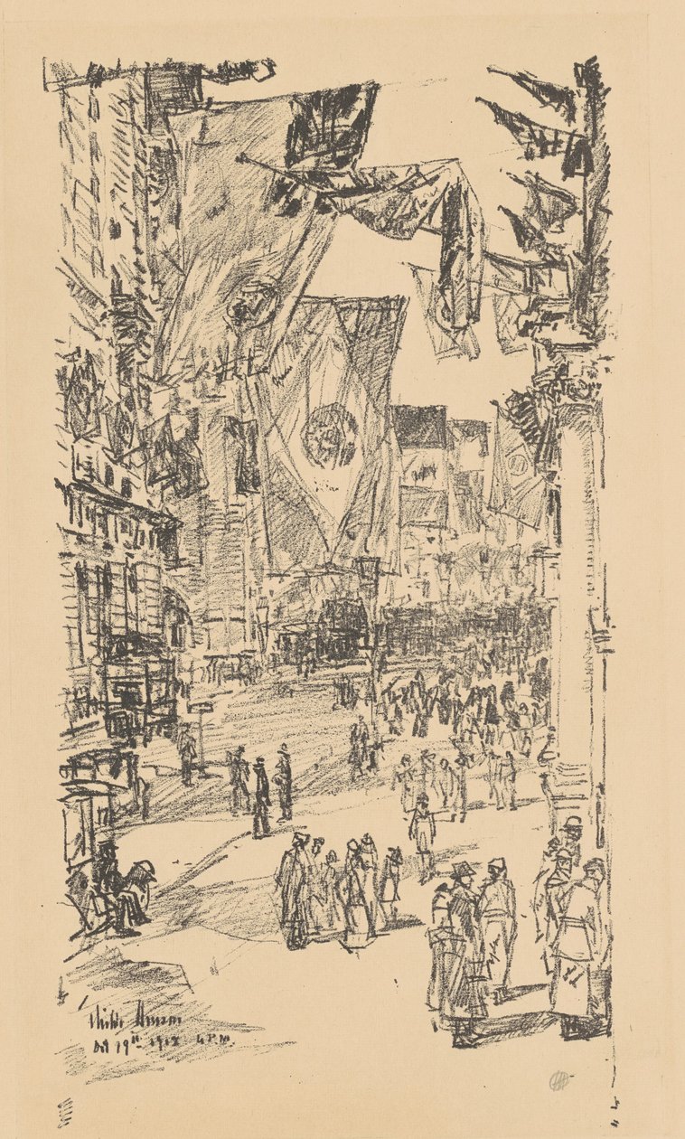 Müttefikler Bulvarı by Childe Hassam