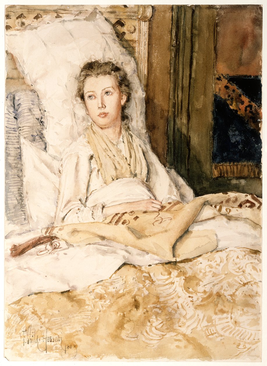 Maud Dikiş by Childe Hassam