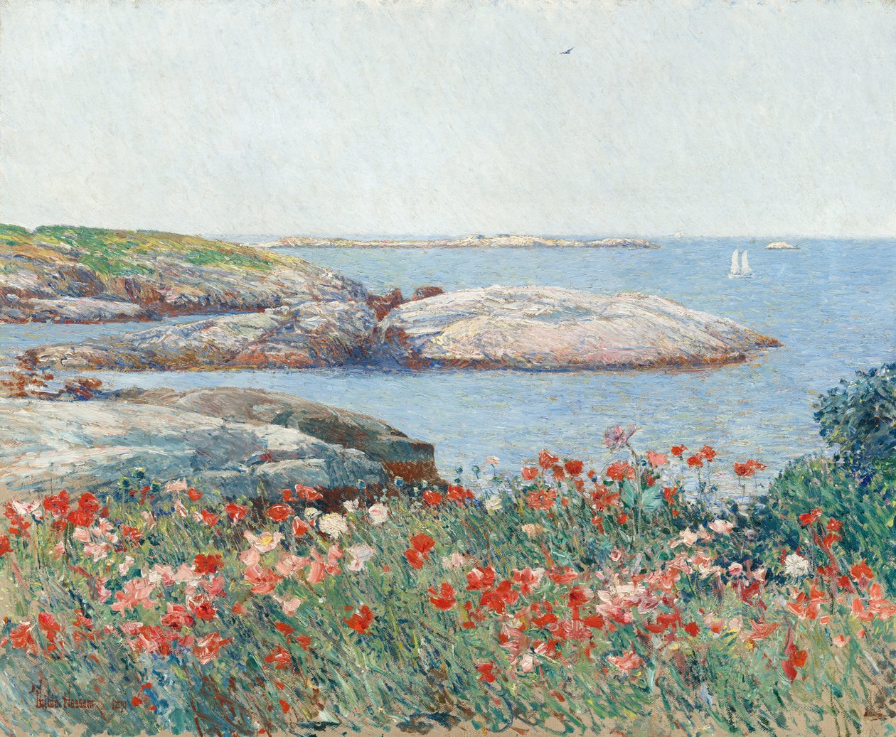 Haşhaşlar, Shoals Adaları by Childe Hassam