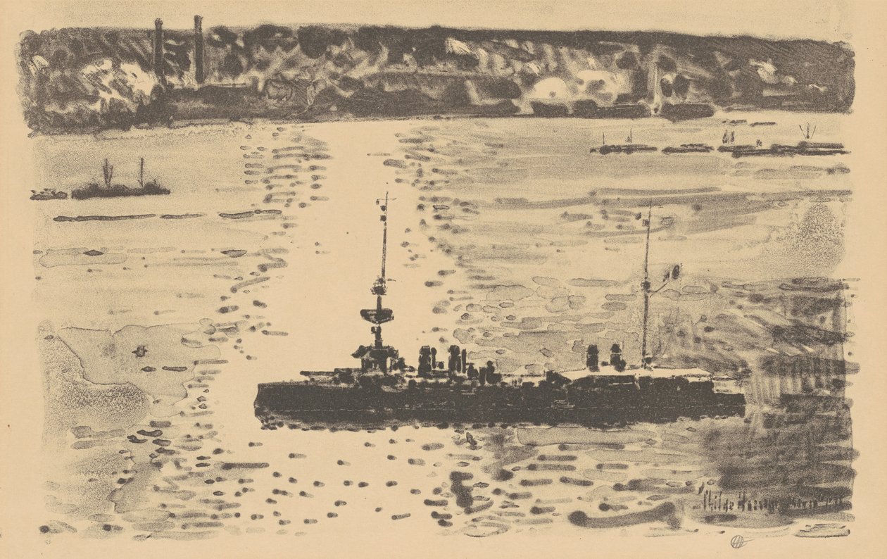 Fransız Kruvazörü by Childe Hassam