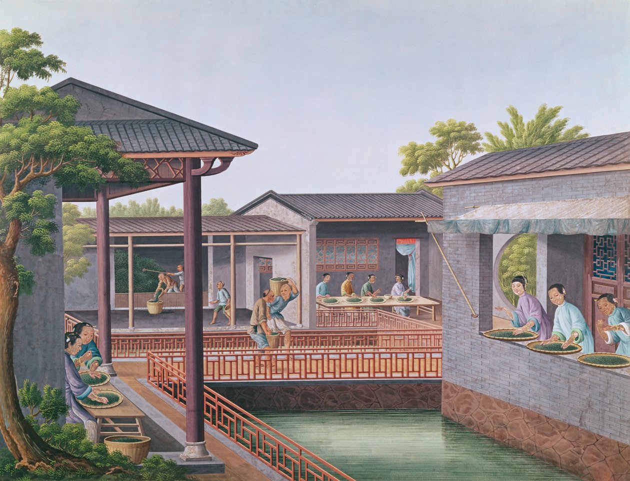 Derecelendirme Çayı (kağıt üzerinde wc) by Chinese School