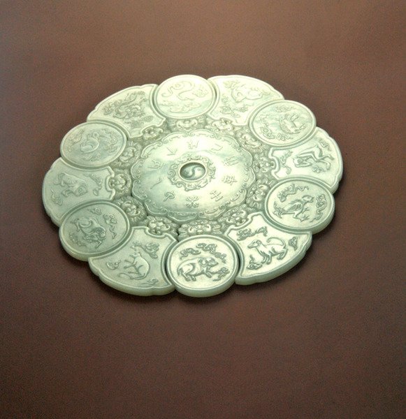 ಮೃಗಗಳ ಕ್ಯಾಲೆಂಡರ್, 1736-95 (ಜೇಡ್) ಟರ್ಕ್ by Ching Period Chinese School