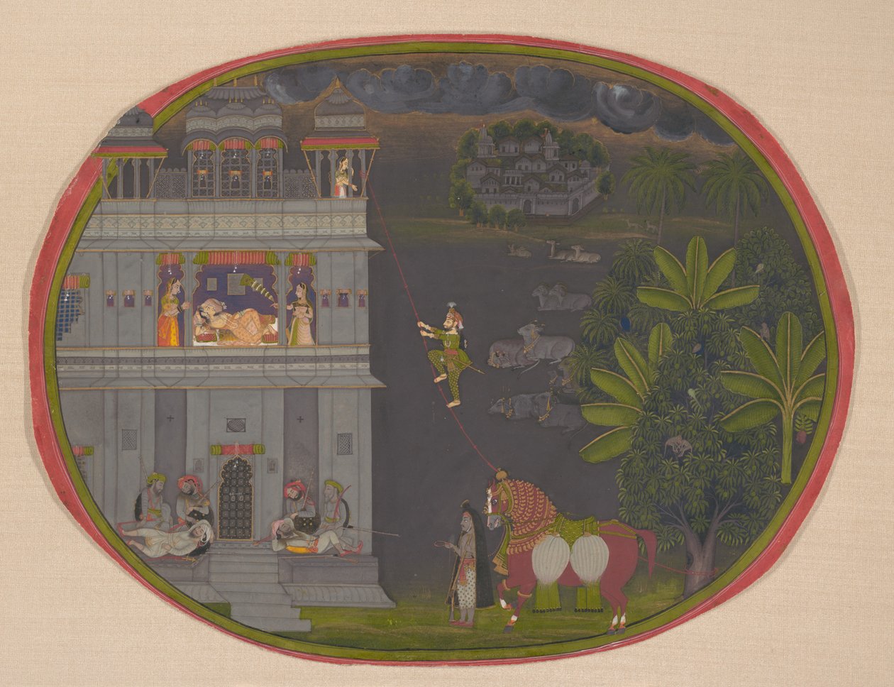 Gece Kaçış:, ca. 1800-10. by Chokha