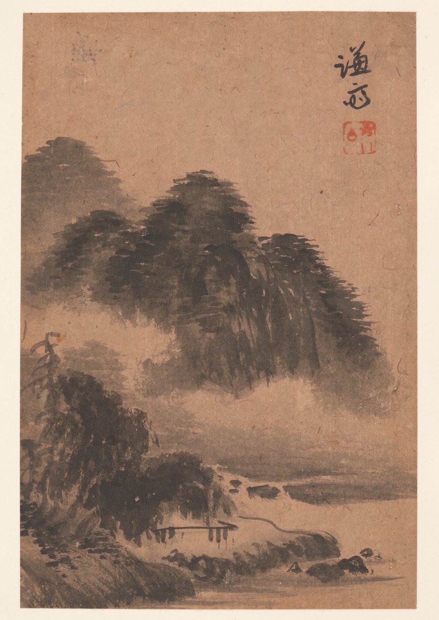 Manzara (albüm yaprağı) by Chong Son