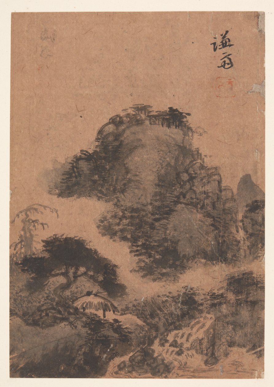 Manzara (albüm yaprağı) by Chong Son