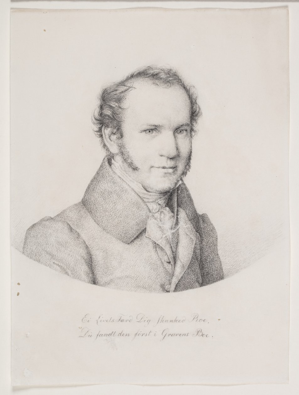 Niels Schyth'in Portresi by Christen Købke
