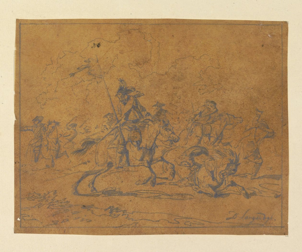 kaçan atlılar by Christiaan Josi (possibly)