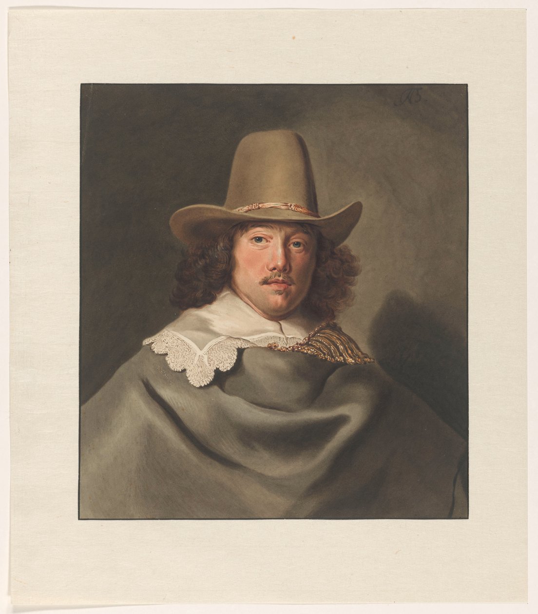 Abraham Velters'ın Portresi (1603-1690) by Christiaan Kramm