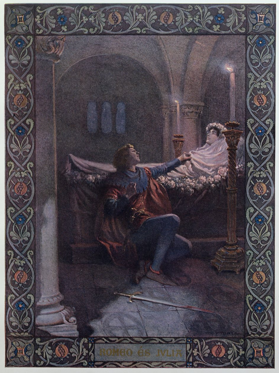 Romeo ve Juliet, 1900 dolayları by Christian August Printz