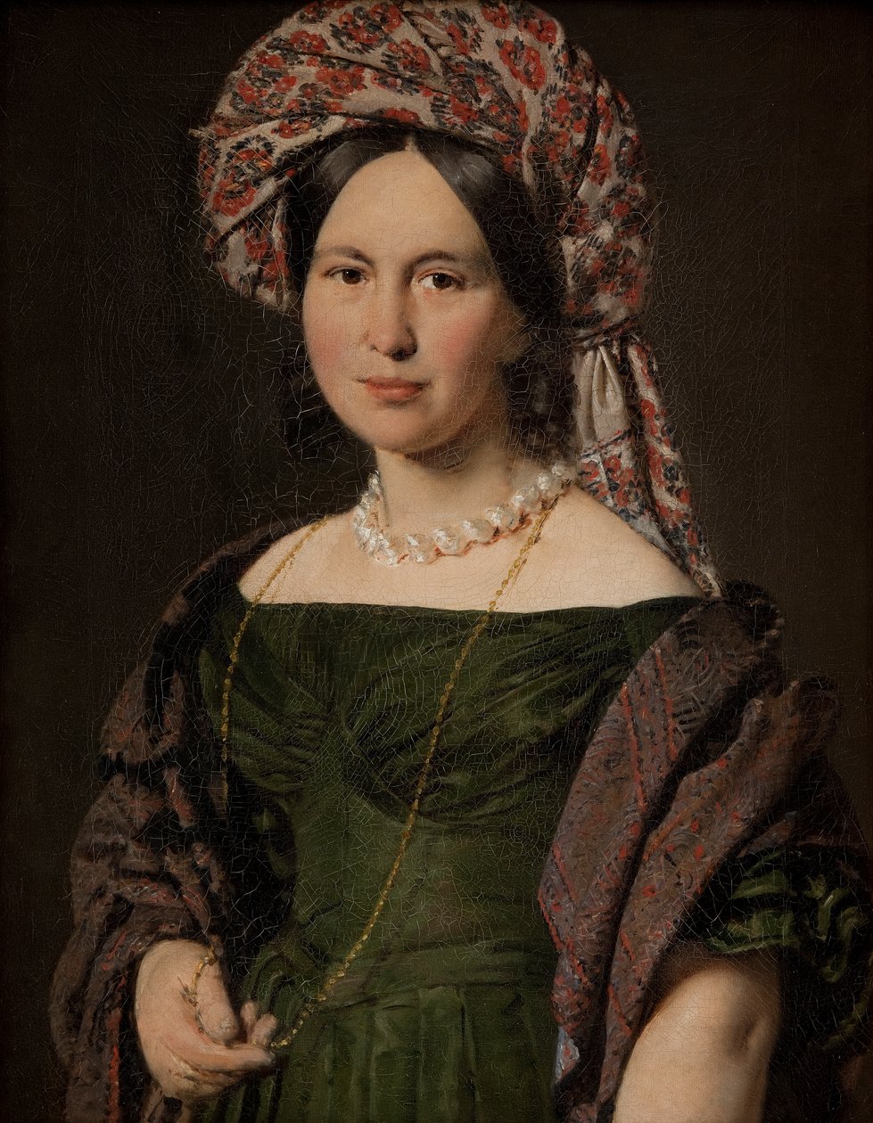 Sanatçının eşi Cathrine by Christian Albrecht Jensen