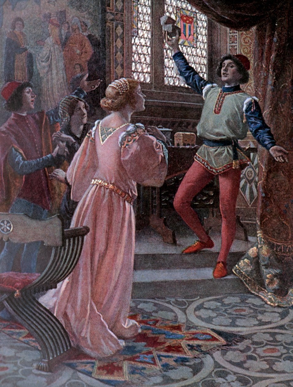 Venedik Taciri, 1900 civarı (resim) by Christian August Printz