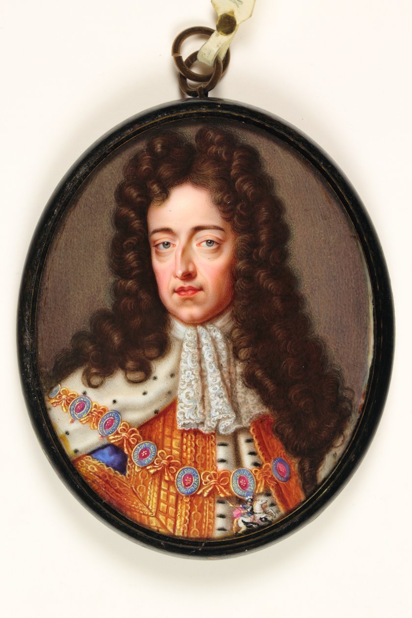 William III (parşömen üzerine wc) by Christian Friedrich Zincke