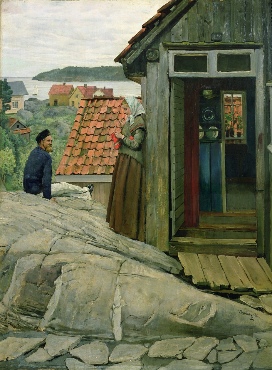 kıyıdan by Christian Krohg