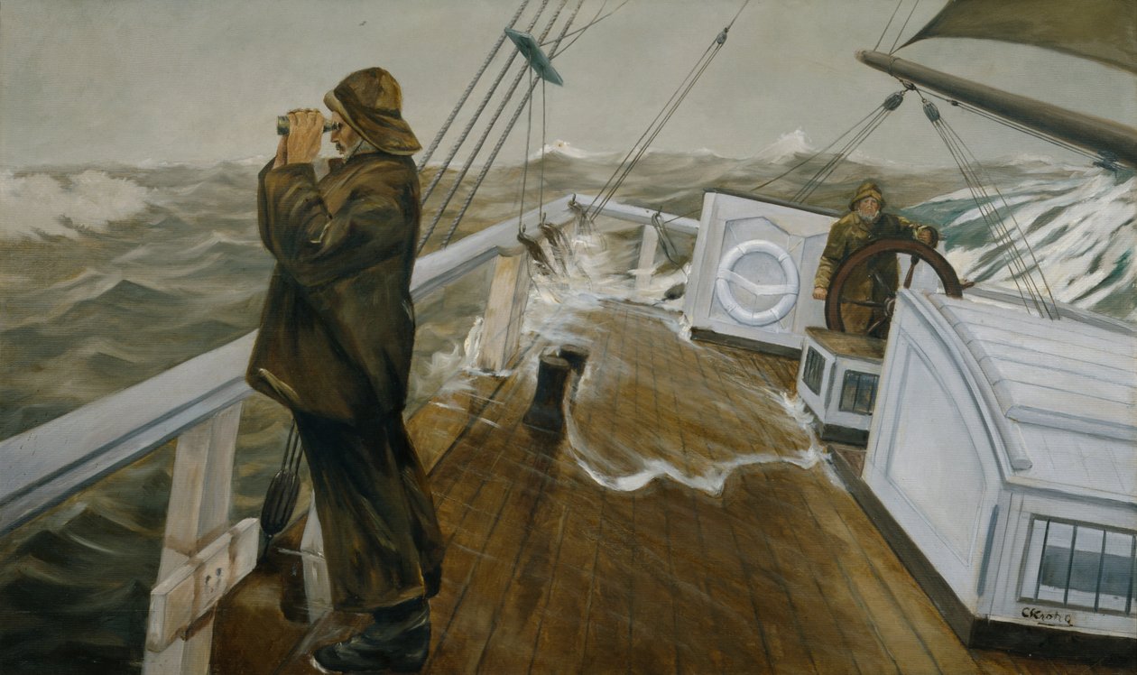 pilot aranıyor by Christian Krohg