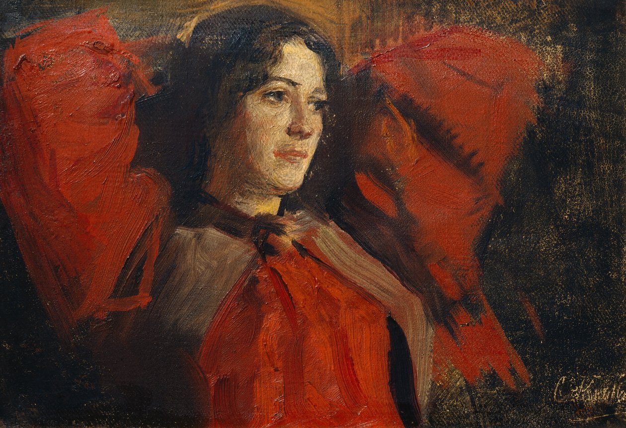 Bayan Anna Diriks by Christian Krohg