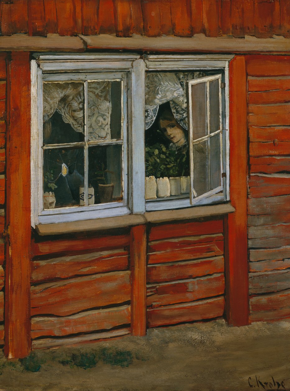 Dias üzerinde yazılı bir başlık yok by Christian Krohg