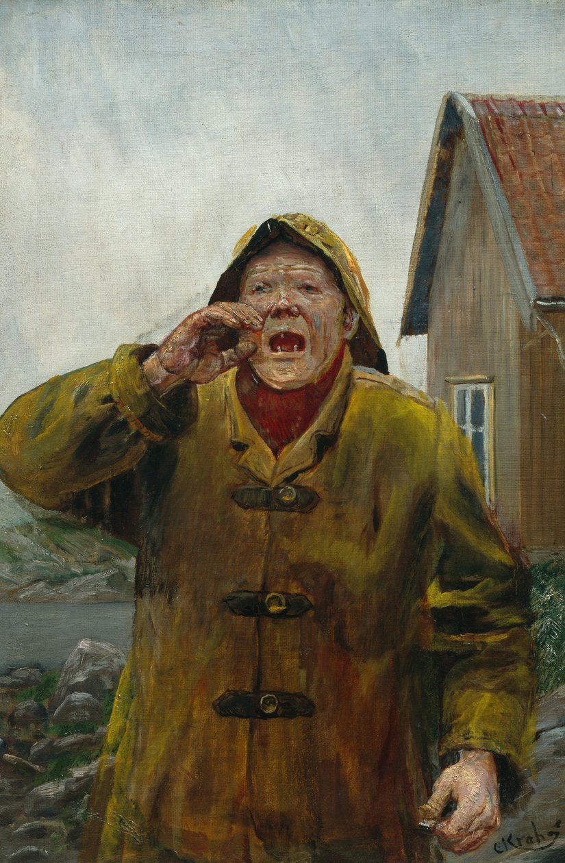 Bağıran Balıkçı (resim) by Christian Krohg