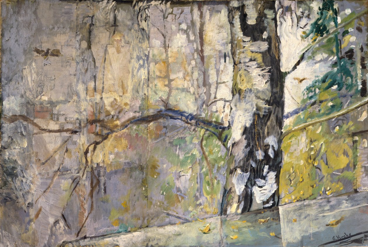 Halfdan Svartes caddesinde bahar (Oslo) by Christian Krohg