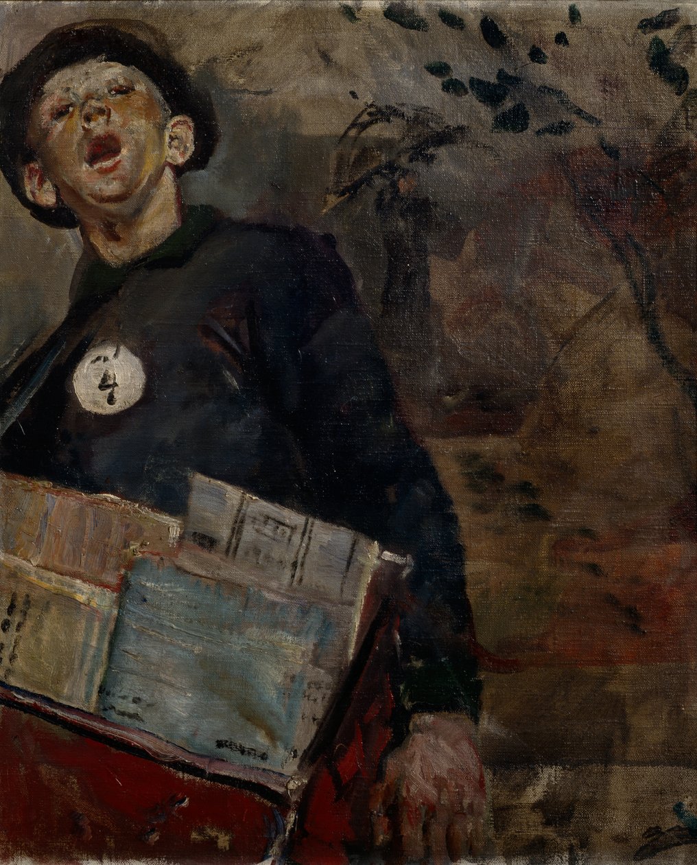 gazete çocuğu by Christian Krohg
