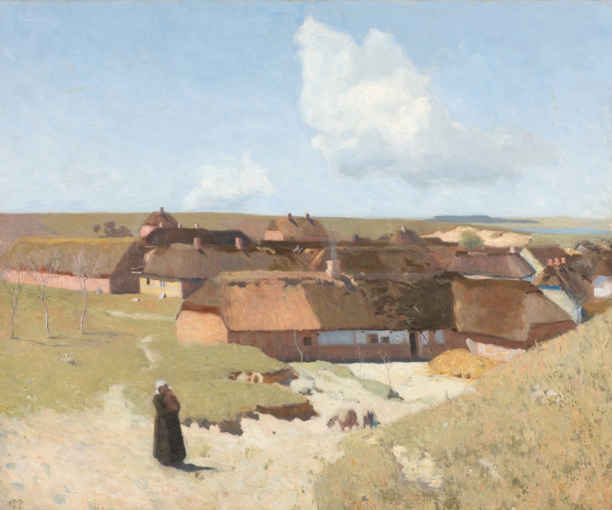 Jutland manzarası. Mayıs ayında açık gün by Christian Mourier Petersen