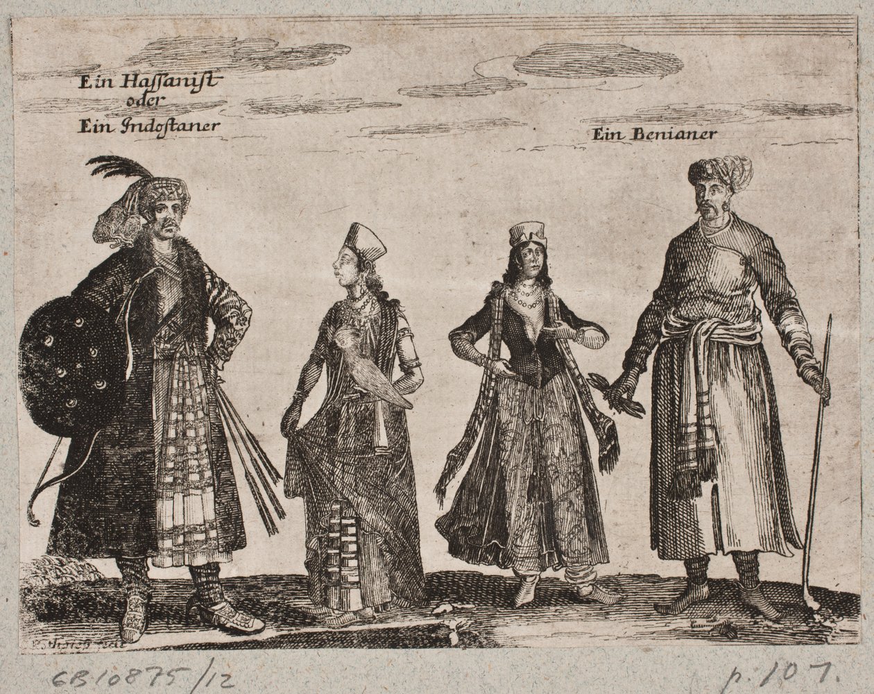 Bir hasanist veya indostan ve bir benianer by Christian Rothgiesser